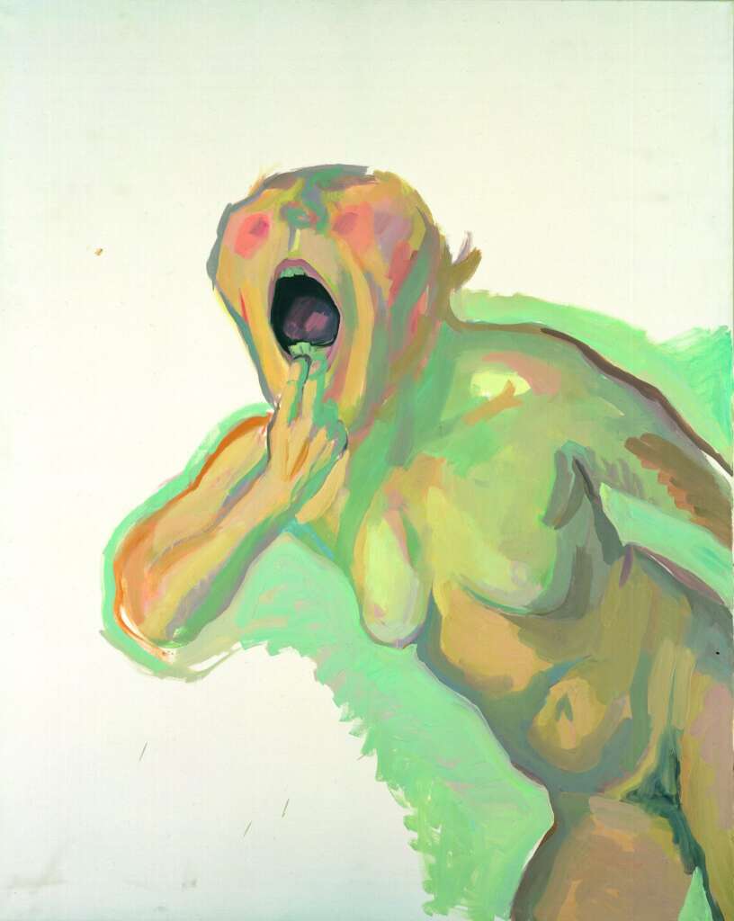 Lassnig_Sprechzwang_Litho